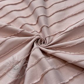 Jersey RUFFLES powder pink