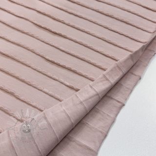 Jersey RUFFLES powder pink