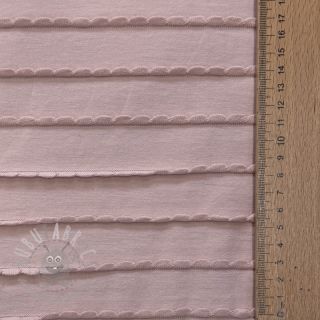 Jersey RUFFLES powder pink