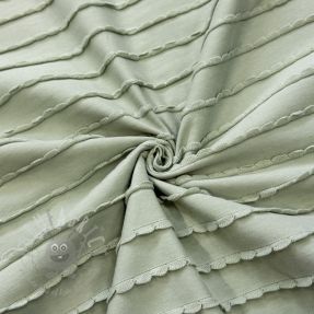Jersey RUFFLES sage