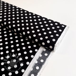 Viskoza RADIANCE Polka dot black