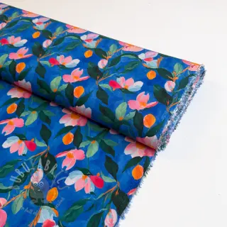 Viskoza STRETCH Flowers Dorothia digital print