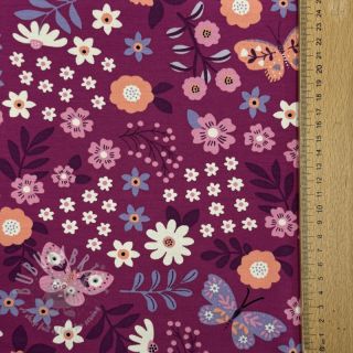 Prevešanka Flowers Azriel fuchsia