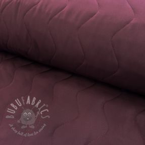 Prešita tkanina ZIG ZAG aubergine