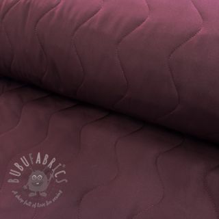 Prešita tkanina ZIG ZAG aubergine