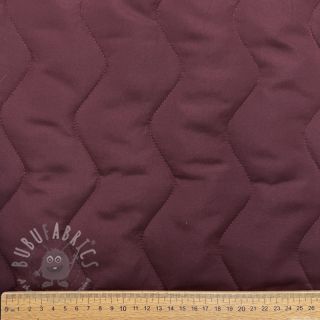 Prešita tkanina ZIG ZAG aubergine