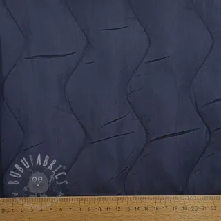 Prešita tkanina ZIG ZAG navy