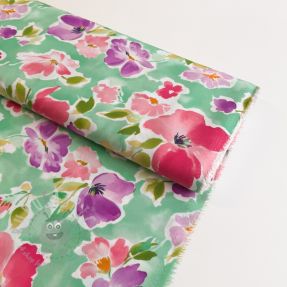 Viskoza ECOVERO Flowers design B digital print