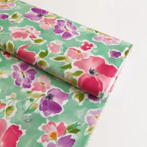 Viskoza ECOVERO Flowers design B digital print