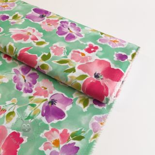 Viskoza ECOVERO Flowers design B digital print