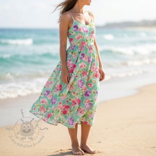 Viskoza ECOVERO Flowers design B digital print