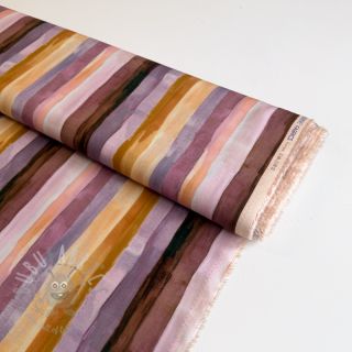 Viskoza RADIANCE Stripes lavender digital print