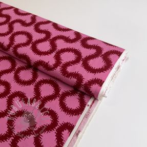 Viskoza STRETCH Abstract pink