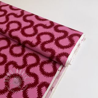 Viskoza STRETCH Abstract pink