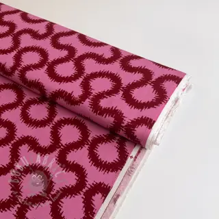 Viskoza STRETCH Abstract pink