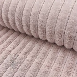 Umetno krzno Stripes Luxe old rose