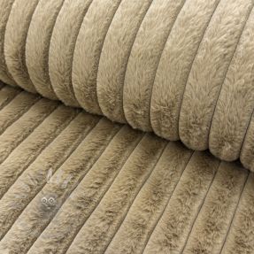 Umetno krzno Stripes Luxe beige