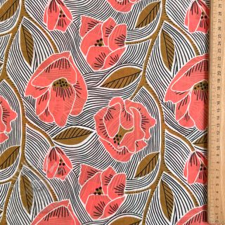 Bombažna tkanina VOILE Timi flowers