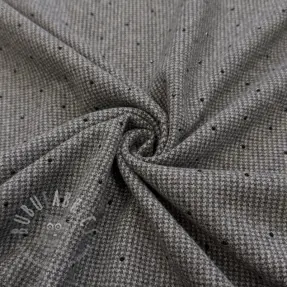 Blago za ženski kostim PIED DE POULE BRUSHED Studs