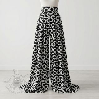 Viskoza STRETCH Abstract black