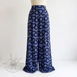 Viskoza STRETCH Abstract blue