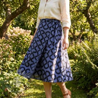 Viskoza STRETCH Abstract blue