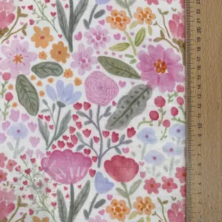 Dvoslojna gaza/muslin Flowers pink dream digital print
