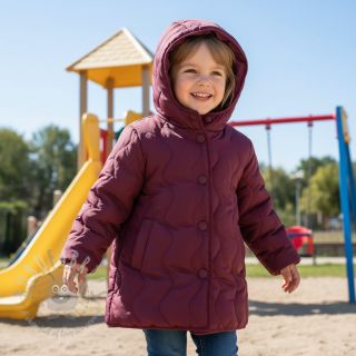 Prešita tkanina ZIG ZAG aubergine