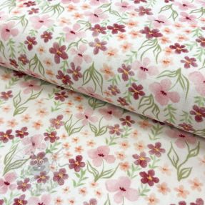 Dvoslojna gaza/muslin Flowers Sisi digital print