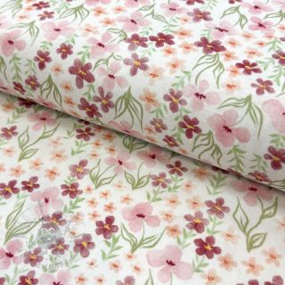 Dvoslojna gaza/muslin Flowers Sisi digital print