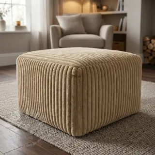 Umetno krzno Stripes Luxe beige