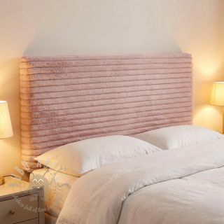 Umetno krzno Stripes Luxe old rose