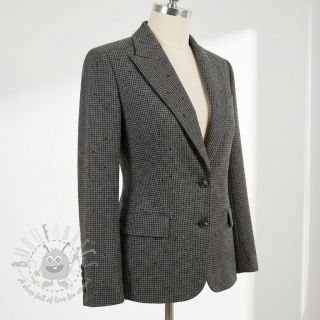 Blago za ženski kostim PIED DE POULE BRUSHED Studs