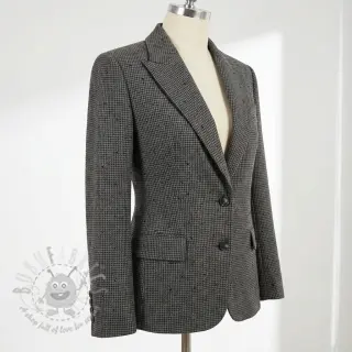 Blago za ženski kostim PIED DE POULE BRUSHED Studs