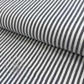 Dvoslojna gaza/muslin YARN DYED Summer stripe navy