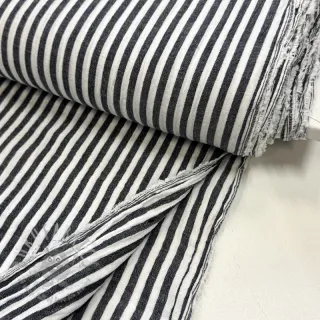 Dvoslojna gaza/muslin YARN DYED Summer stripe navy