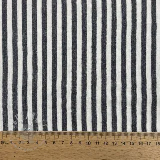 Dvoslojna gaza/muslin YARN DYED Summer stripe navy