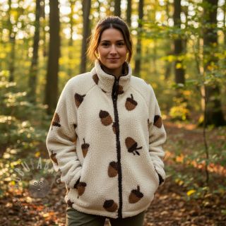 Plaščevina TEDDY JACQUARD Acorns