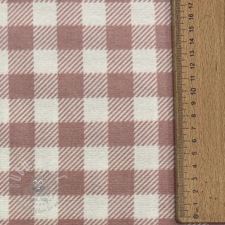 Bombažna tkanina FLANNEL BIG Check light pink