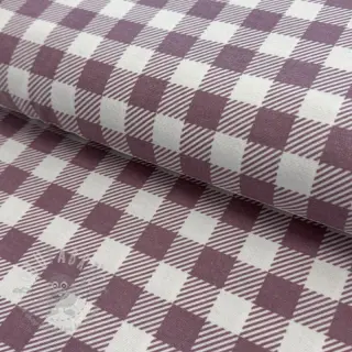 Bombažna tkanina FLANNEL BIG Check mauve