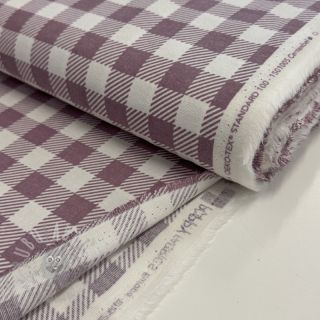 Bombažna tkanina FLANNEL BIG Check mauve