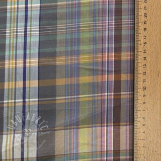 Bombažna tkanina YARN DYED Check Nina multi