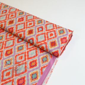 Viskoza RADIANCE Abstract orange digital print