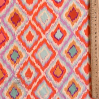 Viskoza RADIANCE Abstract orange digital print