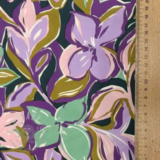 Bombažna tkanina VISCOSE Flowers cobalt