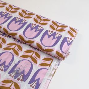 Viskoza ECOVERO Flowers Celia white