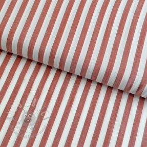 Viskoza YARN DYED Stripes SMALL orange