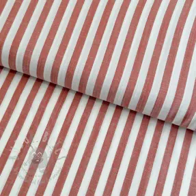Viskoza YARN DYED Stripes SMALL orange