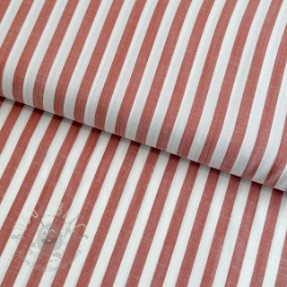 Viskoza YARN DYED Stripes SMALL orange