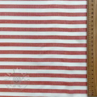 Viskoza YARN DYED Stripes SMALL orange